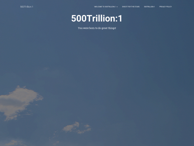 500trillionto1.com snapshot