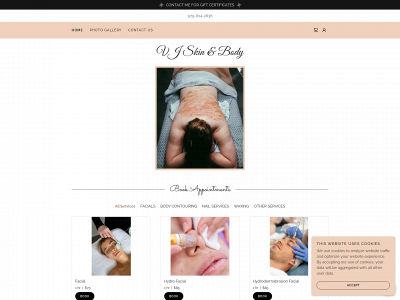 skinandnailsbyvanessa.com snapshot