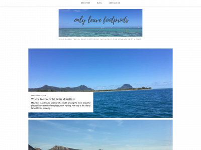 onlyleavefootprints.com snapshot