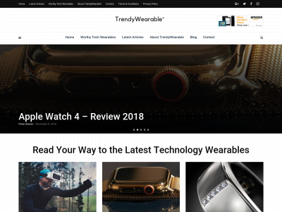 trendywearable.com snapshot