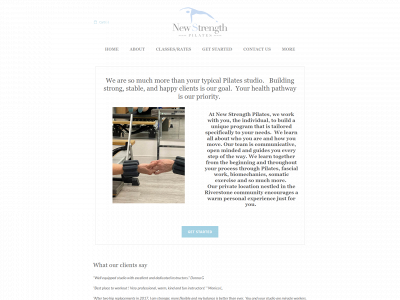 www.newstrengthpilates.com snapshot