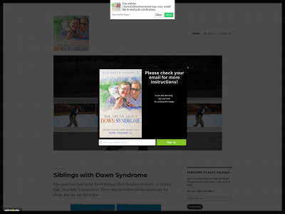 thetruthaboutdownsyndrome.com snapshot