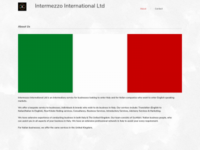 intermezzointernational.com snapshot