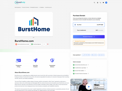 bursthome.com snapshot