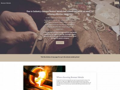 bonnermetals.com snapshot