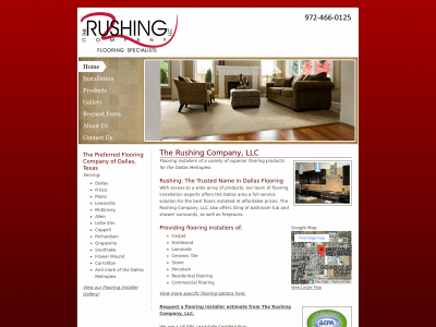 therushingcompany.com snapshot