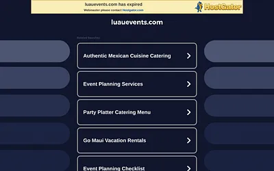 luauevents.com snapshot