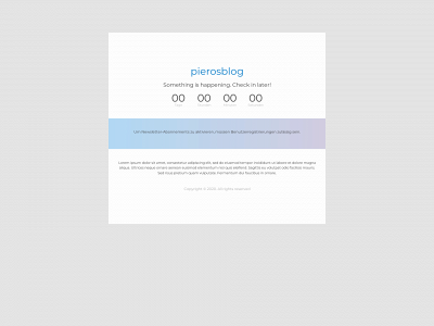 pierosblog.com snapshot