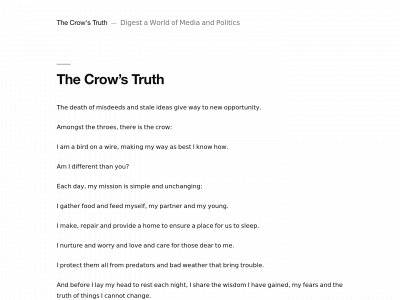 crowstruth.com snapshot