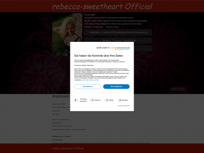 rebecca-sweetheart.de snapshot