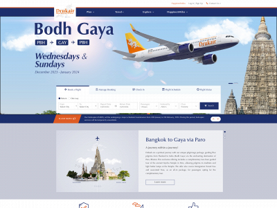 royalbhutanairlines.com snapshot