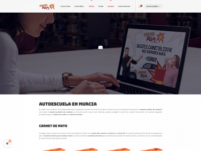 autoescuelasuperpum.es snapshot