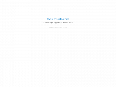 thesimsinfo.com snapshot