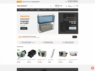 aqua-exclusive.com snapshot