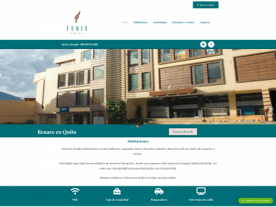 fenixhotel.ec snapshot