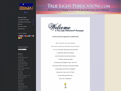 truelightpublications.com snapshot