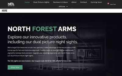 northforestarms.com snapshot