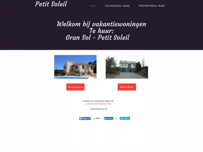 petitesoleil.be snapshot