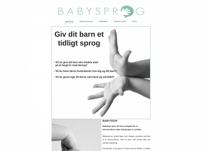 babysprog.dk snapshot