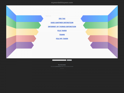 mywordsthisyear.com snapshot