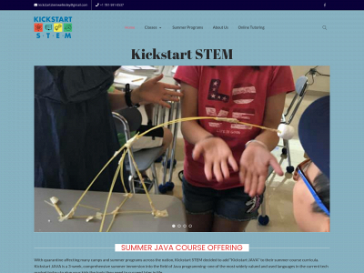 kickstart-stem.org snapshot