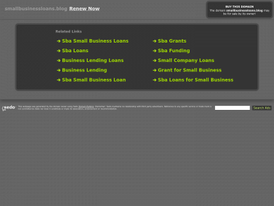 smallbusinessloans.blog snapshot