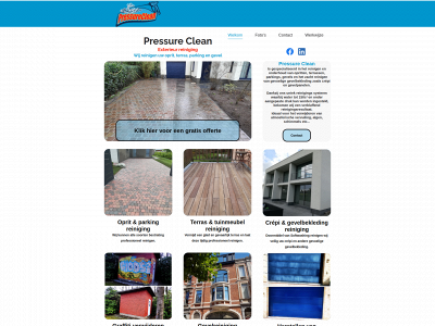 pressureclean.be snapshot