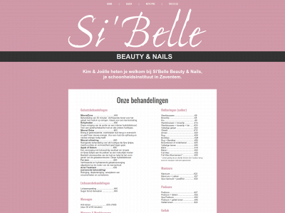 sibellebeautyandnails.be snapshot