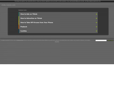 cindy-mason.com snapshot