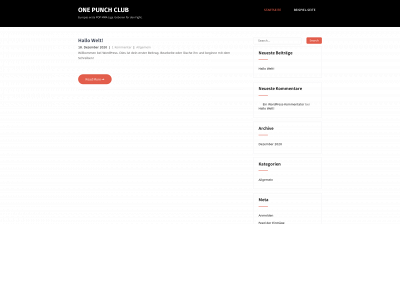 onepunchclub.com snapshot