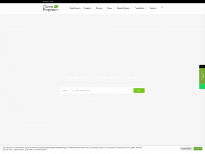 greenpropertiespanama.com snapshot
