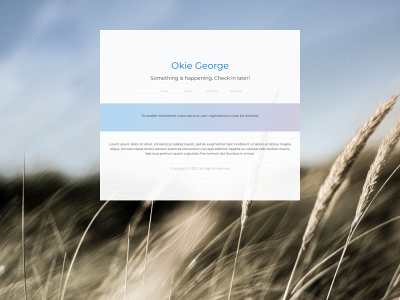 okie-george.be snapshot