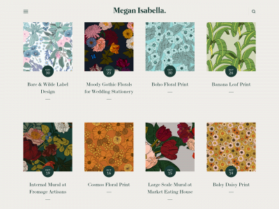 meganisabella.com snapshot