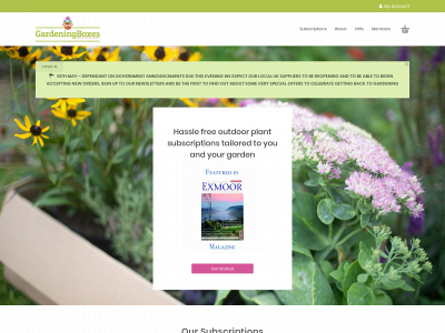 gardeningboxes.co.uk snapshot