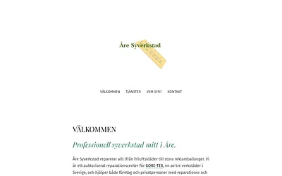 aresyverkstad.se snapshot