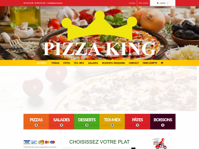 pizza-king.be snapshot