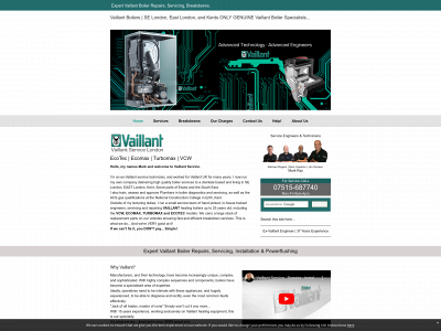 vaillantservicing.co.uk snapshot