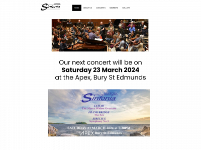 suffolksinfonia.co.uk snapshot
