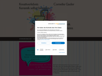 keramikanmaleins.de snapshot