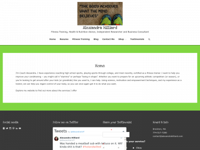 alexandrahilliard.com snapshot