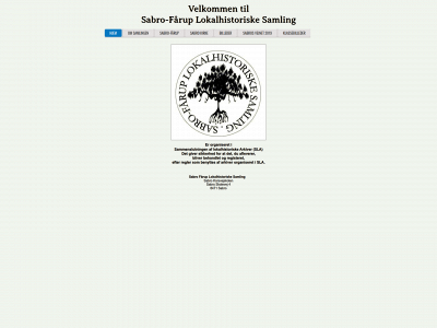 sabro-faarup-lokalhistoriskesamling.dk snapshot