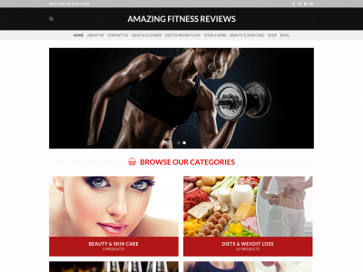 amazingfitnessreviews.com snapshot