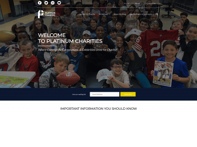 platinumcharities.org snapshot