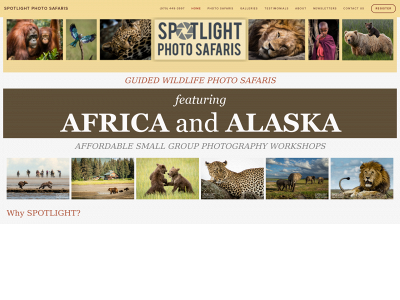 spotlightphotosafaris.com snapshot