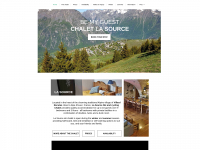lasourcechalet.co.uk snapshot
