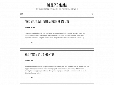 dearestmama.com snapshot