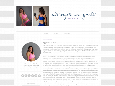 strengthingoals.com snapshot
