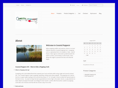 coastalpoppers.com snapshot