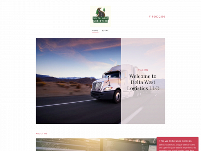 deltawestlogistics.com snapshot