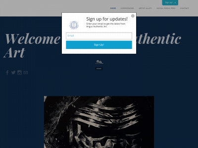 www.angusauthenticart.com snapshot
